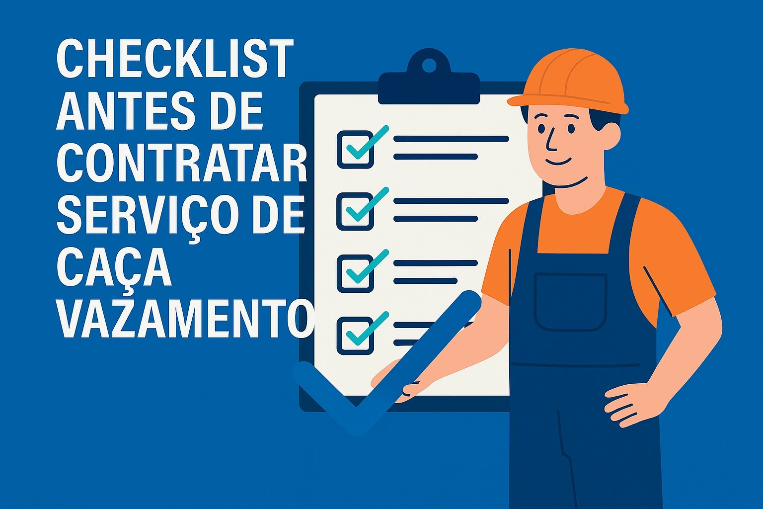 Checklist antes de Contratar Serviço de Caça Vazamento