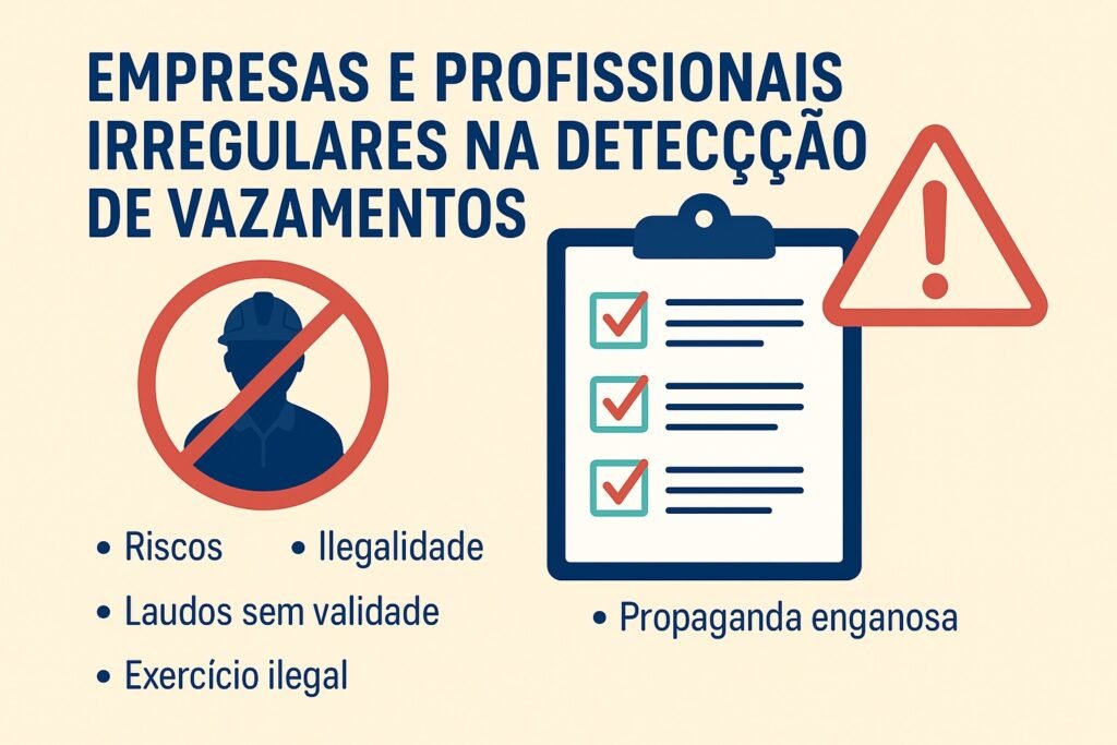 Detecção de Vazamentos: Empresas Irregulares
