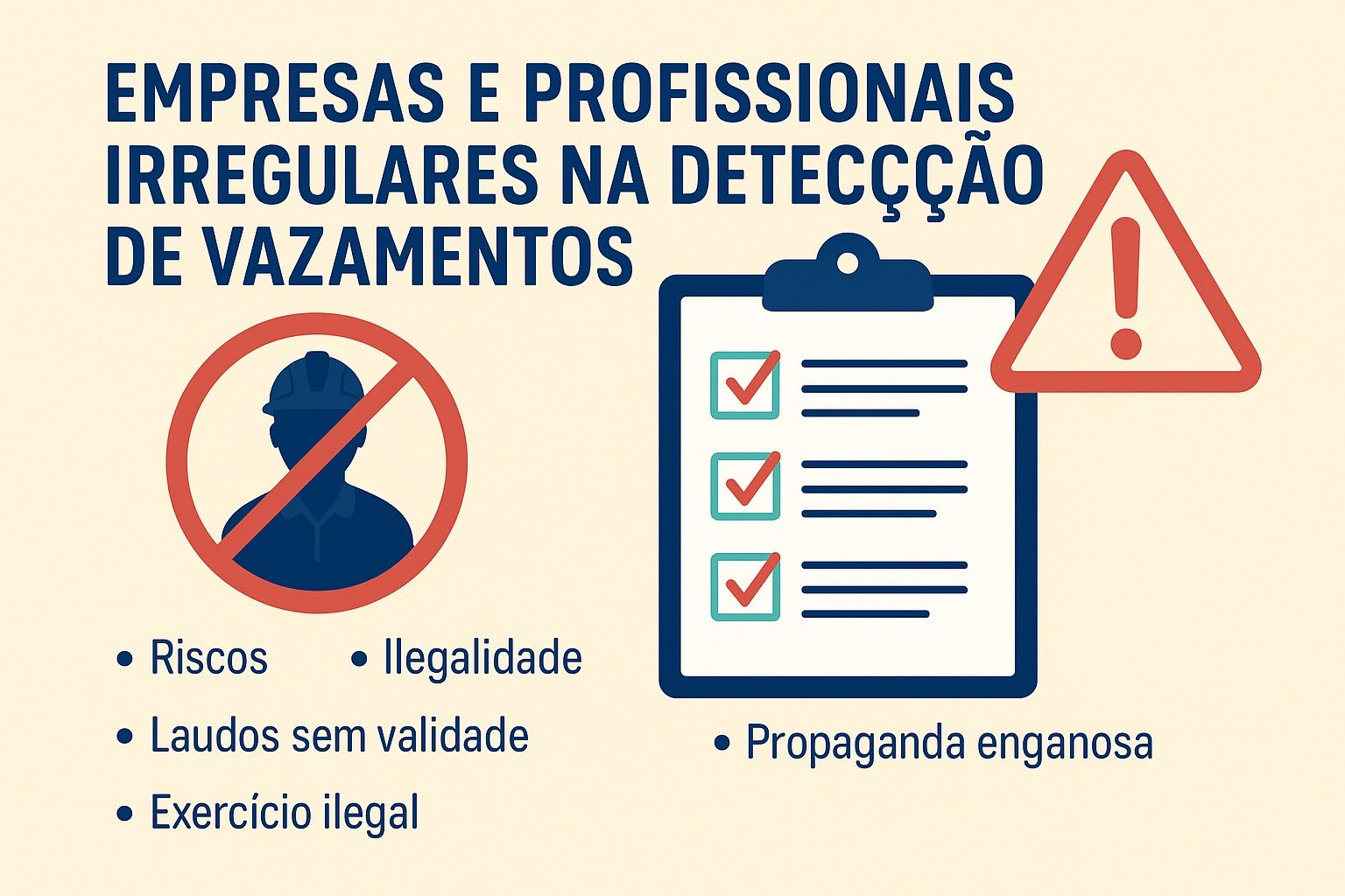 Detecção de Vazamentos: Empresas Irregulares