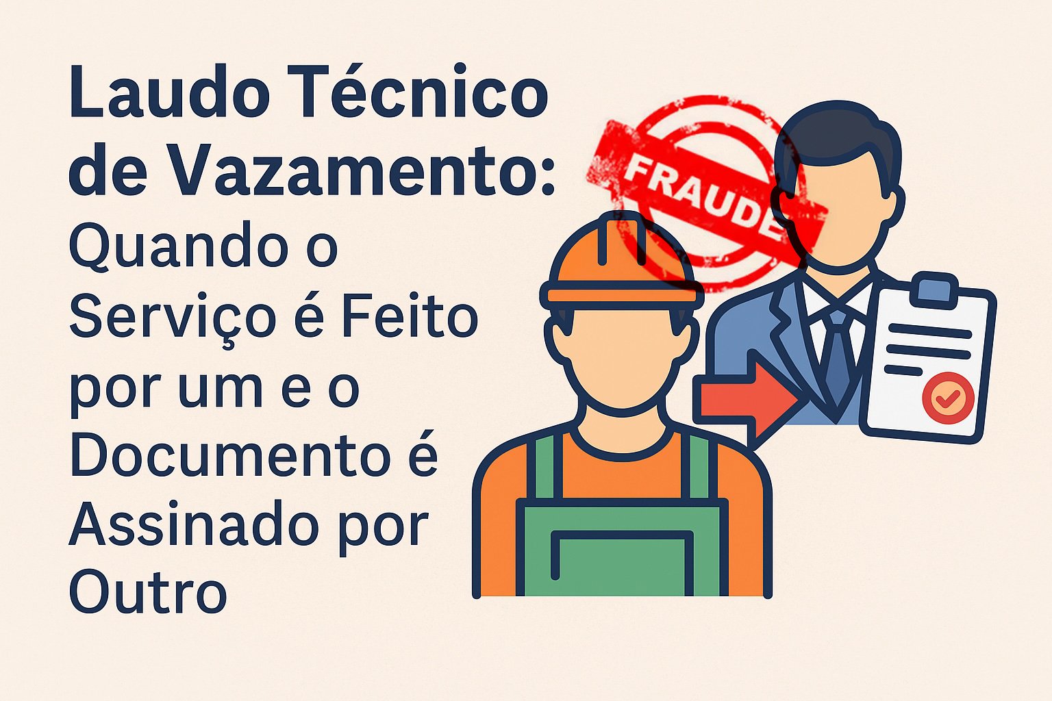 laudo técnico de vazamento
