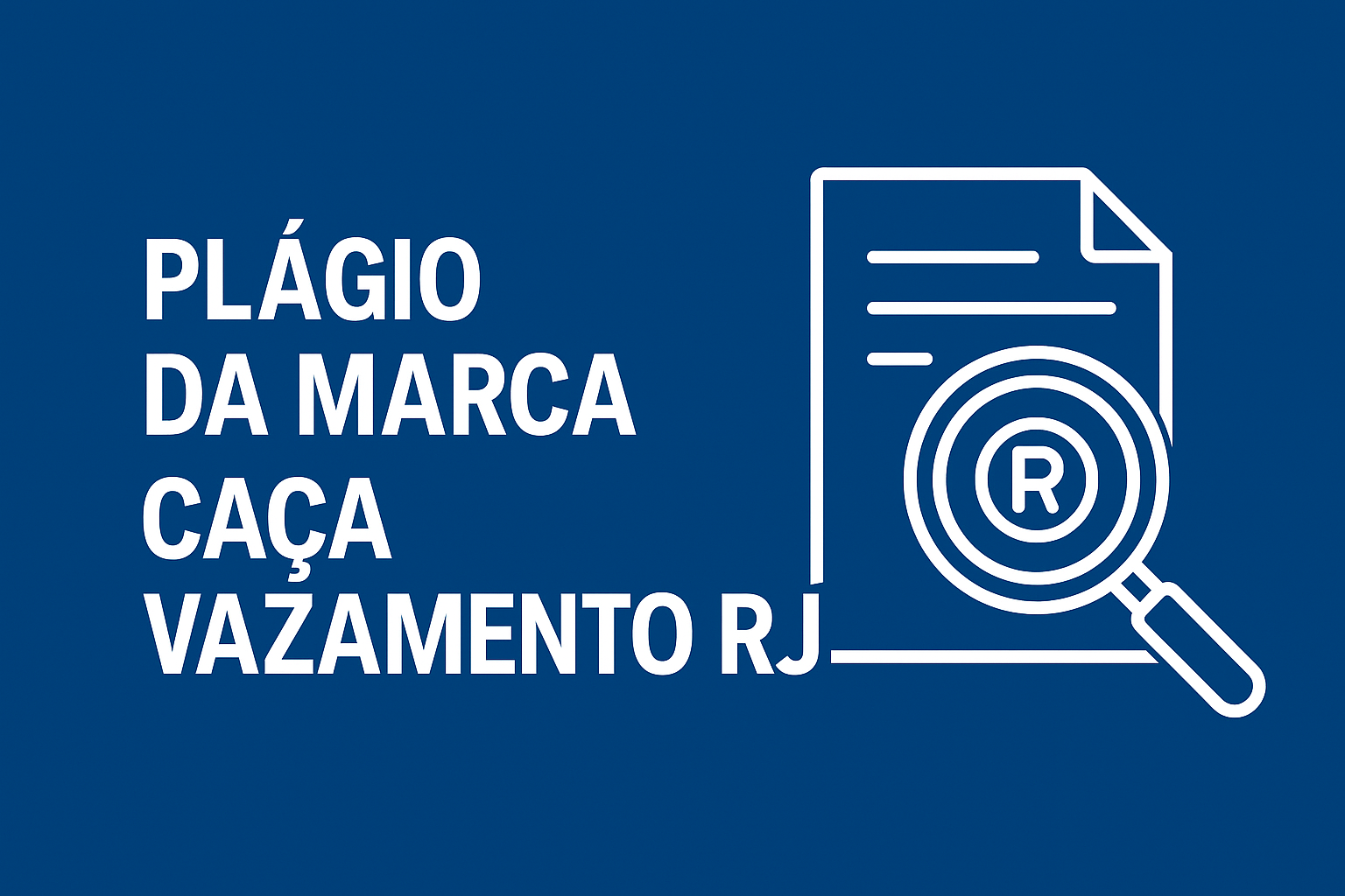 Plágio da marca caça vazamento rj