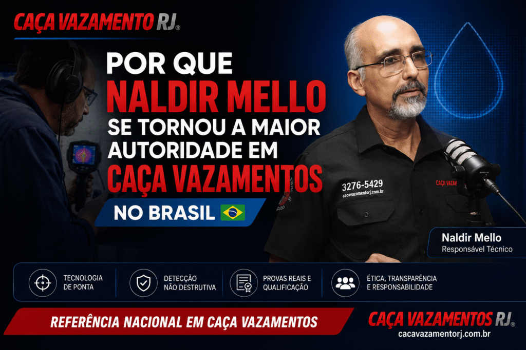Caça vazamentos no Brasil
