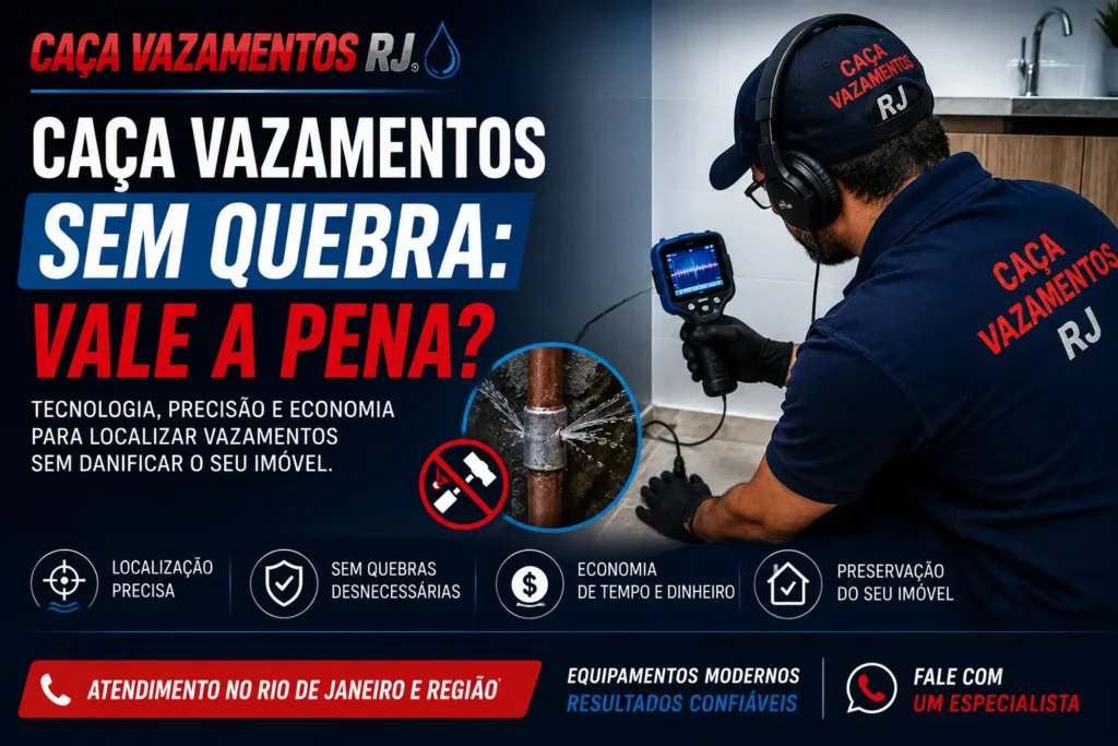 Caça Vazamentos Sem Quebra