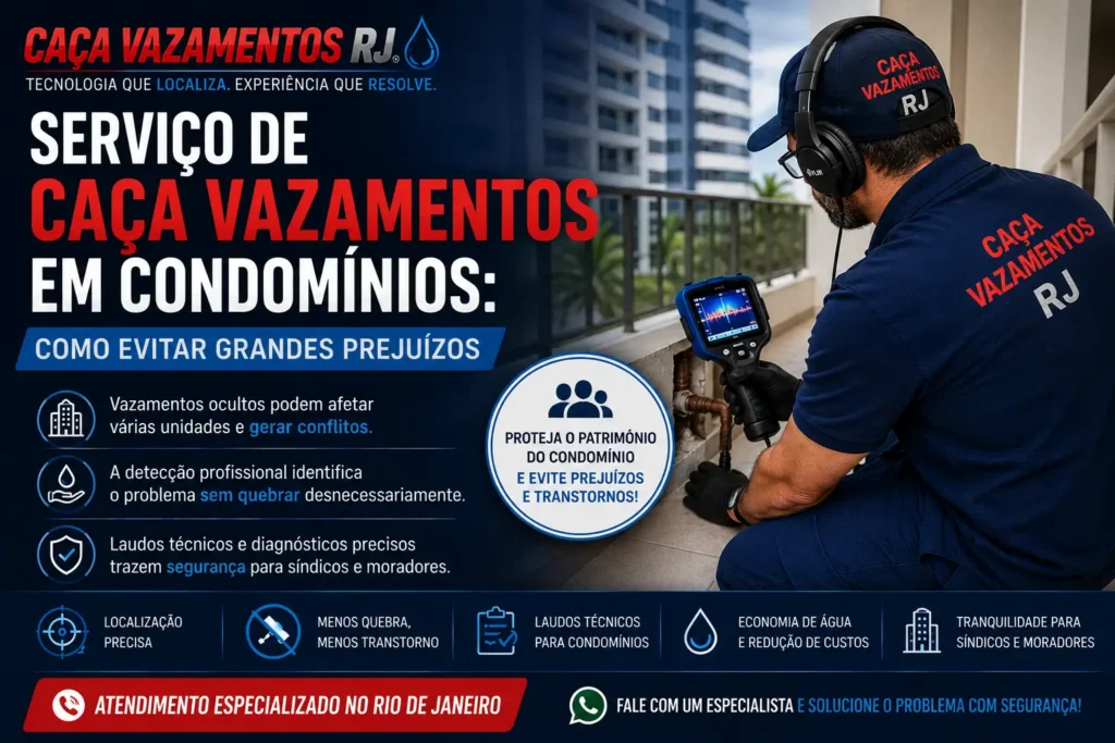 Caça Vazamentos em Condomínios