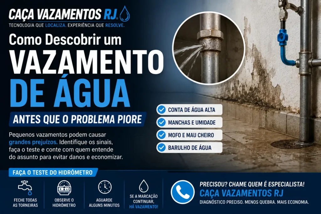 Como Descobrir Vazamento de Água