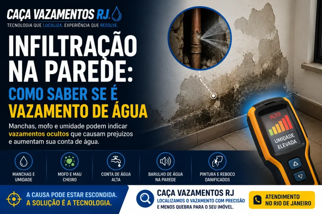 Infiltração na Parede: Pode Ser Vazamento?