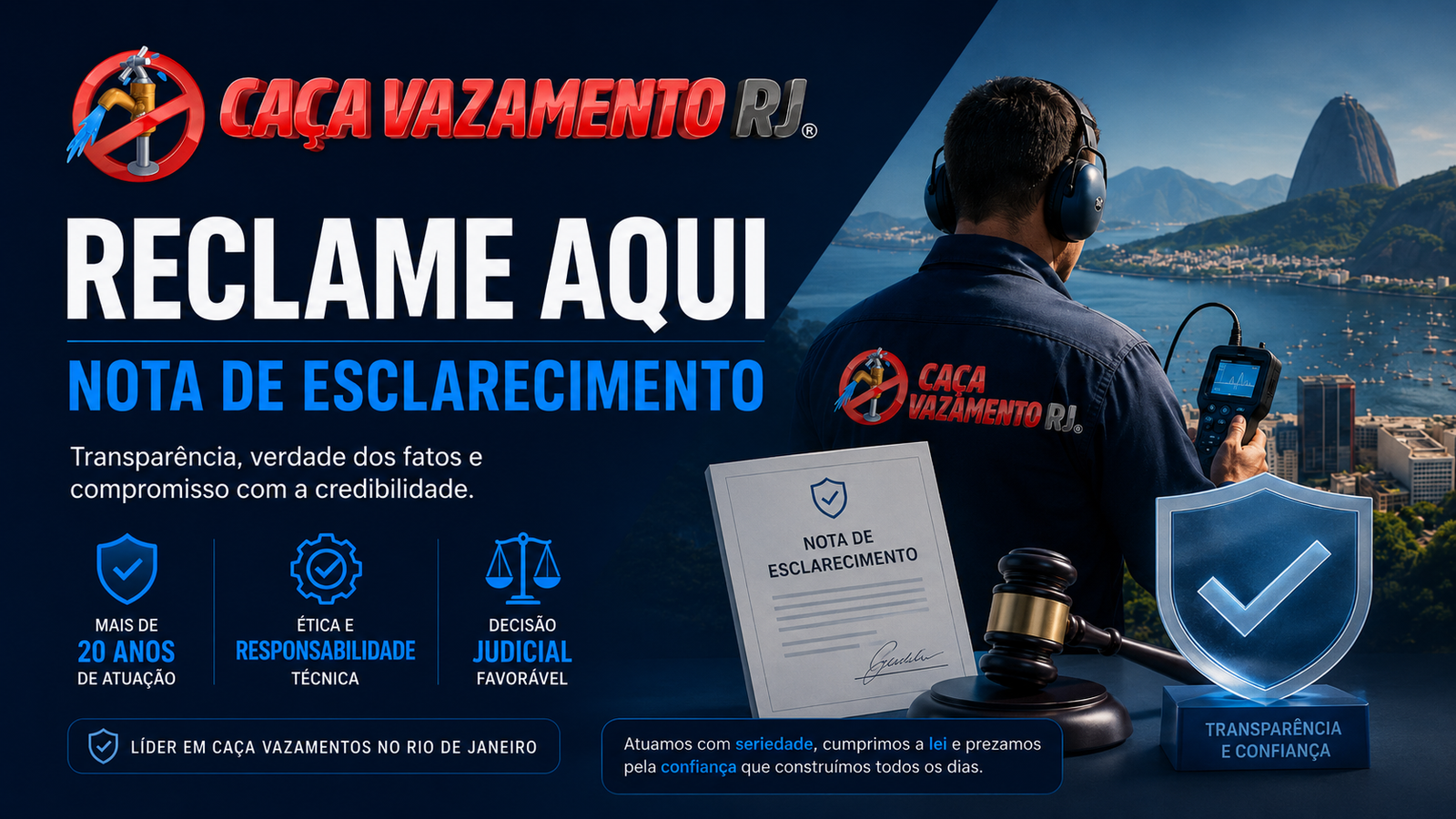 Reclame Aqui Caça Vazamento RJ