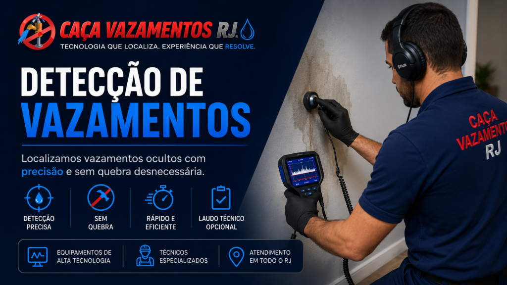detecção de vazamentos